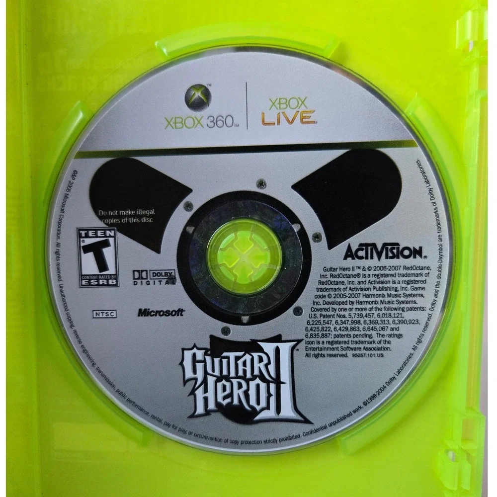 Guitar Hero II & III Bundle - Xbox 360‎ - 2 Games CIB W/ Manuals Tested